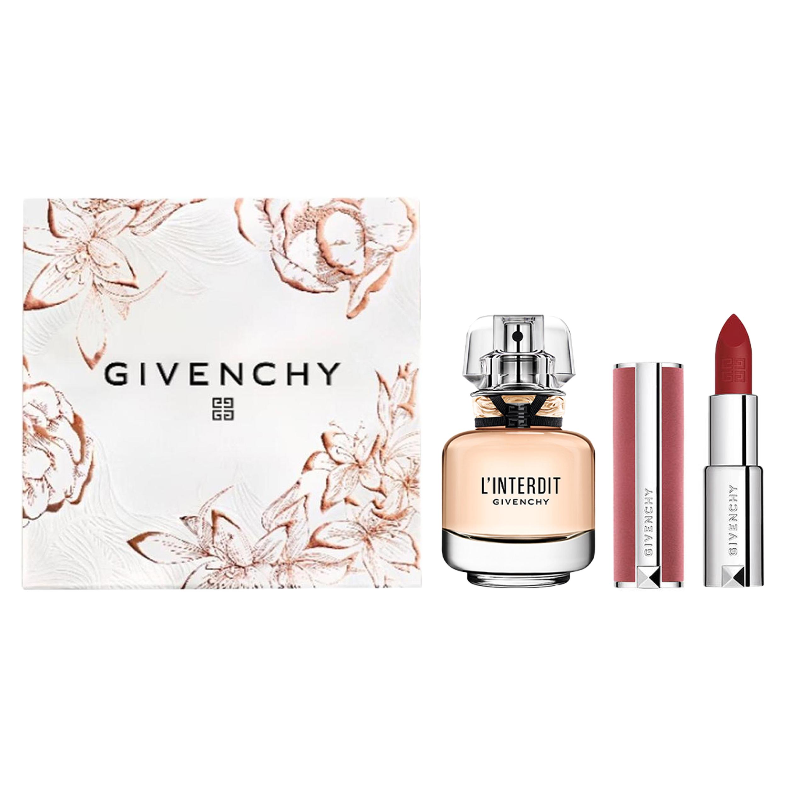 Givenchy Lipstick With Perfume Set Eau