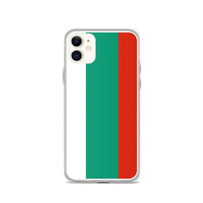 Coque iPhone - PIXELFORMA - iPhone 11 - Drapeau de la Bulgarie - Kompletní ochrana - Souple
