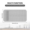 Silicone Sink Protector Heat-Resistant Anti-Slip Sink Liner Mat Portable Reusable Protector Mat for Kitchen Rectangle Sink