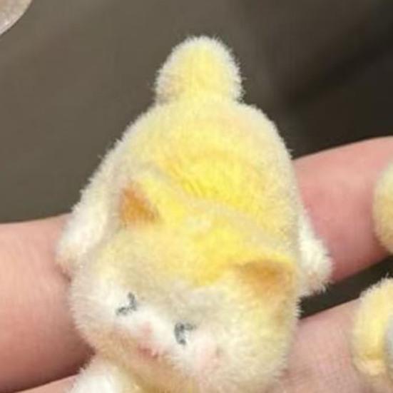 Hairpin Flocked Cat Hug Fish Design Hair Clip Soft Healing Multiple Expression Styles Versatile Hair Accessory