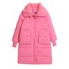 Winter Lapel Down Cotton-padded Jacket Women's Long Thick Short Cotton-padded Jacket Korean Waist Cotton-padded Jacket