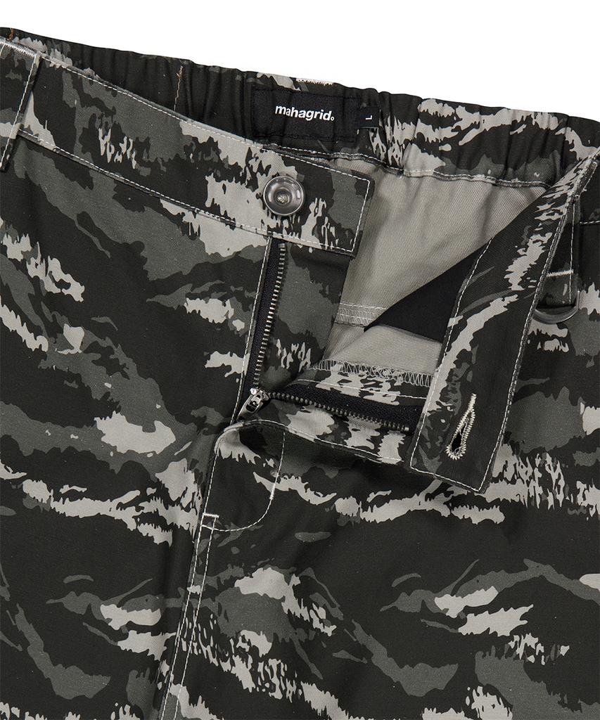 Maha Grid Tiger Camo Wide Pants Khaki(Mg2Gsmpa11A)
