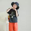Cotton trendy children's fashionable short-sleeved T-shirt