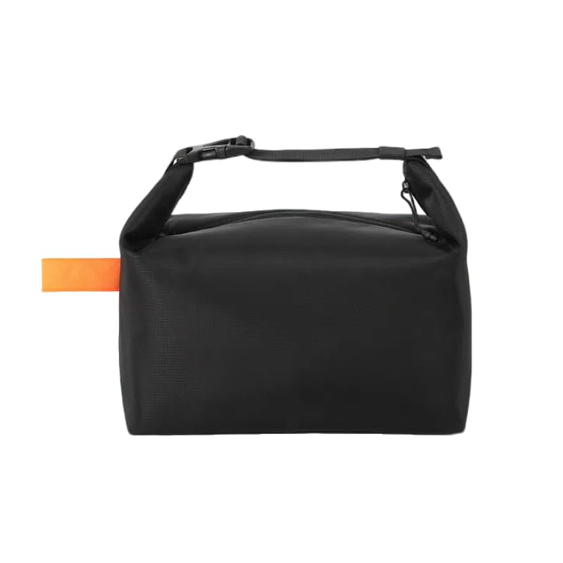 

style for Lunch bento large tote adjustable for outdoor and field trips [New 2025] bag, bag, insulated, capacity, foldable, bag, waterproof, handle, чёрный