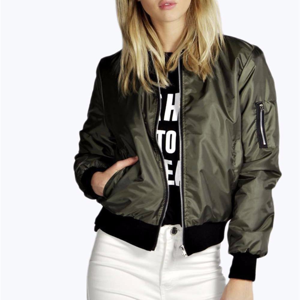 Fashion Zipper Outer Jacket Jacket 