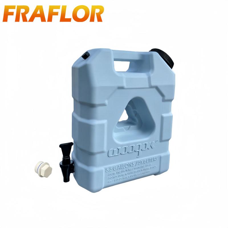 20 Liter 21L Lebensmittelgeeigneter LLDPE Frischwassertank für LKW Anhänger Wohnmobil Auto Camping Trinkwasserbehälter Wasserspeicherbox