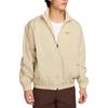 Nike Solid Color Zipper Logo Loose Jacket Men Jackets Beige HV6918-251