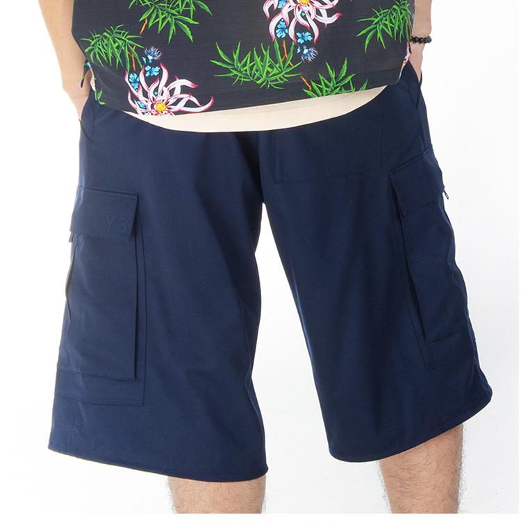 Y-3 Solid Color Multi-Pocket Sports Casual Shorts Men shorts Black FN3402