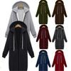 Autumn/Winter Oversized Velvet Hooded Cardigan for Women
