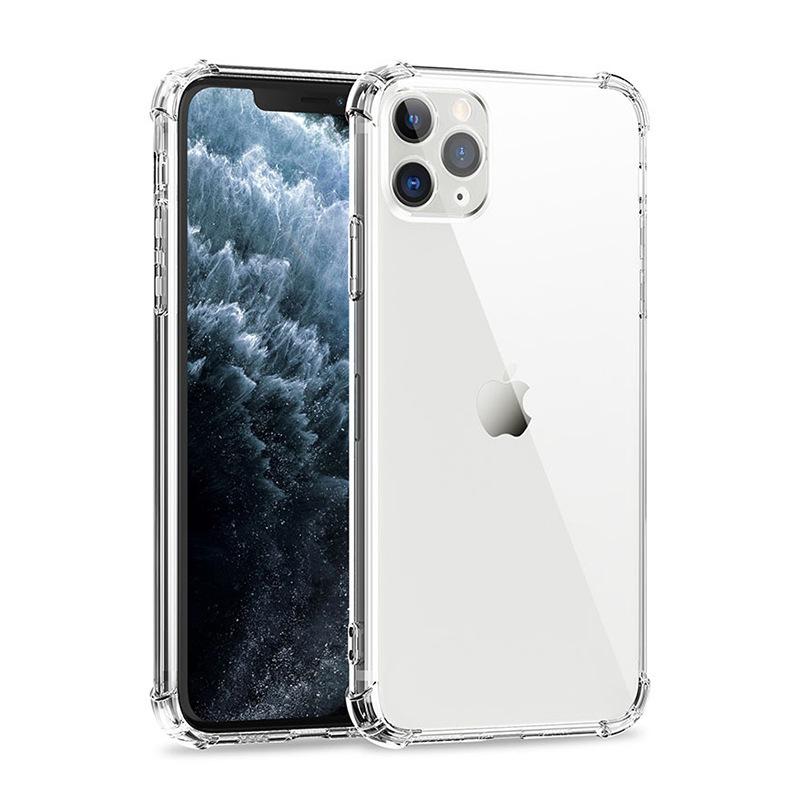 Apple 15 ProMax Mobile Phone Case Suitable for IPhone 16 Four Corner Airbag Large Hole 14 Anti-fall 14 Transparent Shell Material