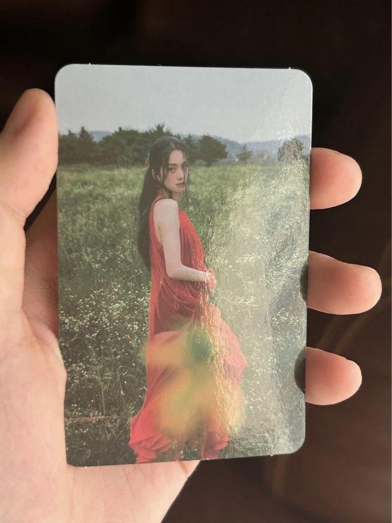 [USED] BLACKPINK Jisoo Trading Card ME LP k4