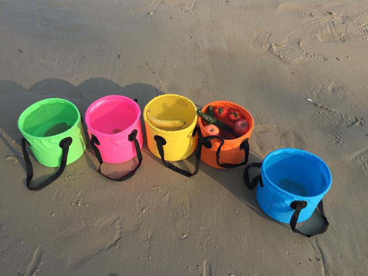 Portable Folding Waterproof Travel Fishing Bucket Bag