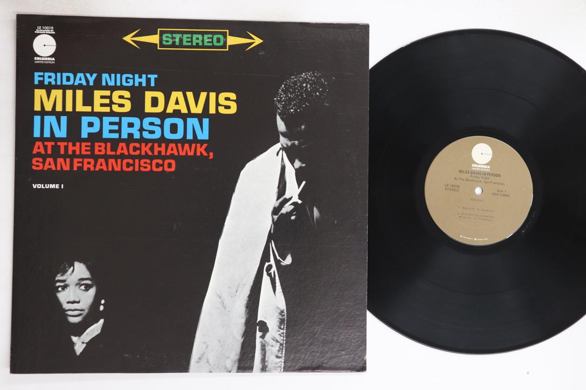 

LP Record MILES DAVIS - In Person, Friday Night At The Blac LE10018 COLUMBIA 1973 US Jazz Used
