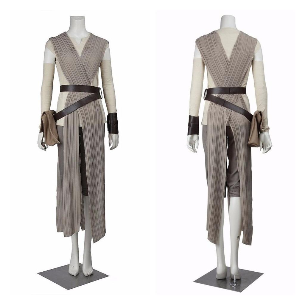 The Wars Star Force Awakens Rey Cosplay Suit With Belt Halloween Costume Party