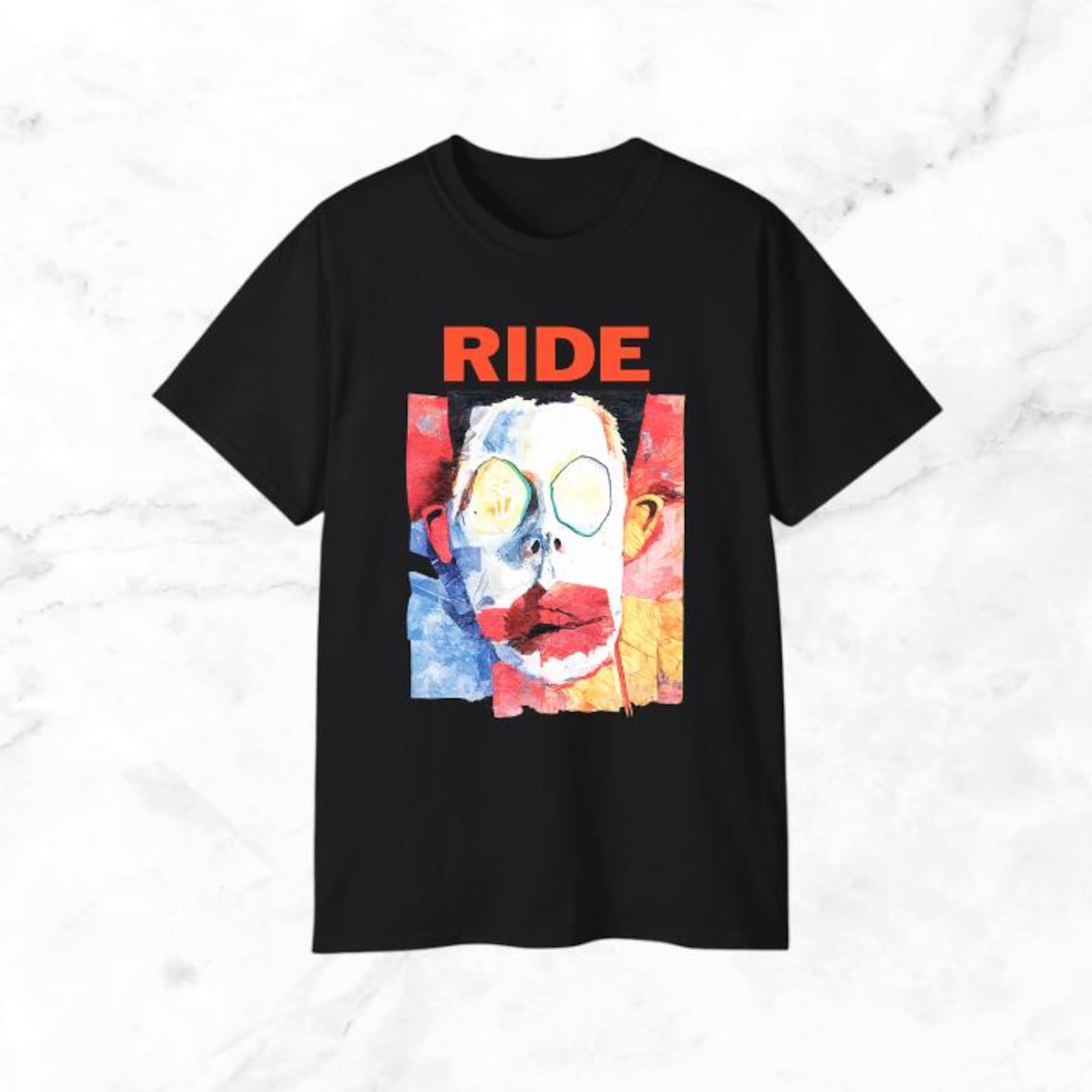 RIDE T-Shirt - 90s Shoegaze Band - dreampop - 90s music | Unisex Cotton Concert Tee 2XL