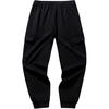 Anta Basketball Series Simple Solid Color Cuffed Fleece Casual Pants Men bottoms Black 152441502-2