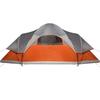 Dome Family Tent for 9 Persons Orange Waterproof