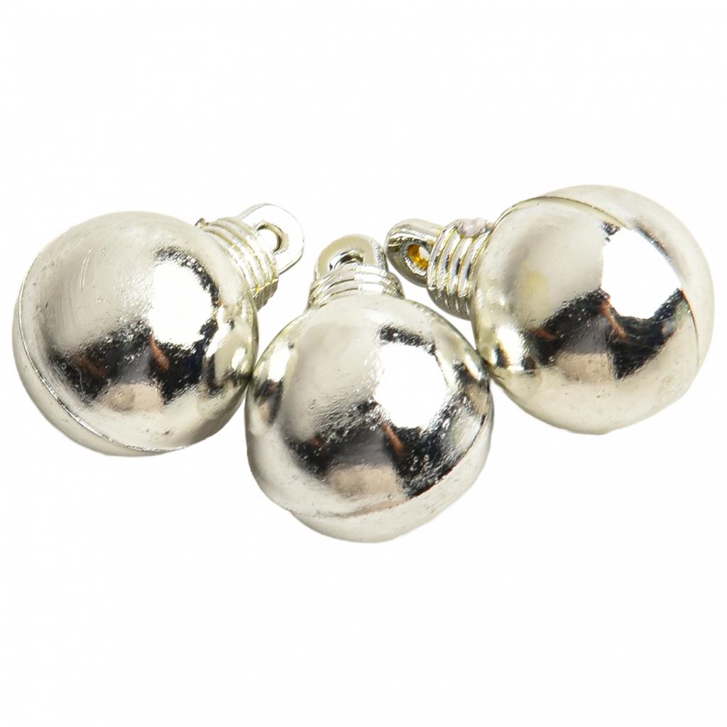 Vibrant Plastic Christmas Baubles 48PCS Glitter Tree Decorations 1 5cm