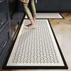 Light luxury dirt-resistant floor mat style living room room diatom mud floor mat ring velvet carpet bathroom water-absorbing non-slip floor mat