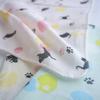 Cute Gauze Hand Towel Soft to the Made in Japan Cat 3 Set, Touch, 100% Cotton, (A. Design, Pieces)