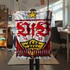 1PC Custom Name VfB Stuttgart Patterned Flannel Blanket Suitable For All Seasons for Home Decor Warmth and Comfort Gifts Holiday Present