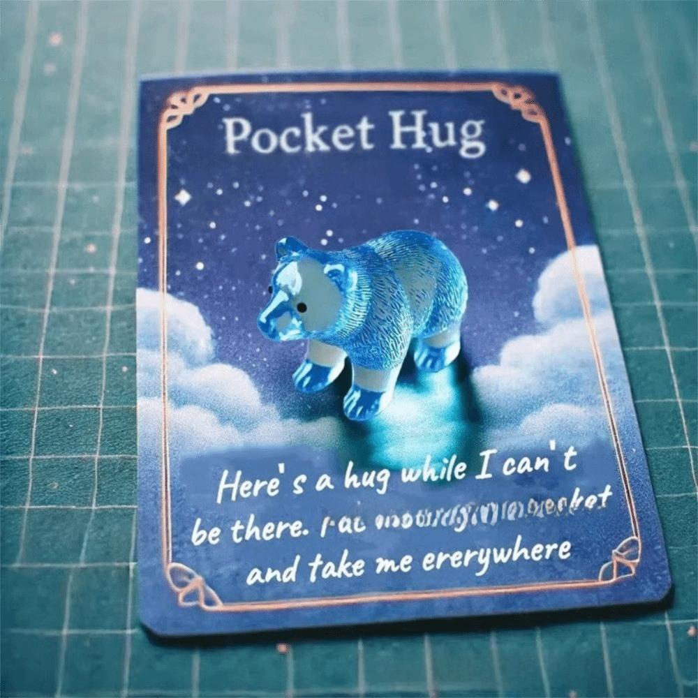 New With Card Animal Pocket Hug Gifts Cute Sentimental Inspirational Comfort Keepsake Encouragement Cute Pocket Hug For Adults
