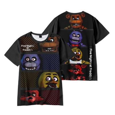 Five Nights At Freddy's 3D Tisk Sportovní Rychleschnoucí Prodyšné Pánské Tričko Streetwear Harajuku Y2K Krátký Rukáv