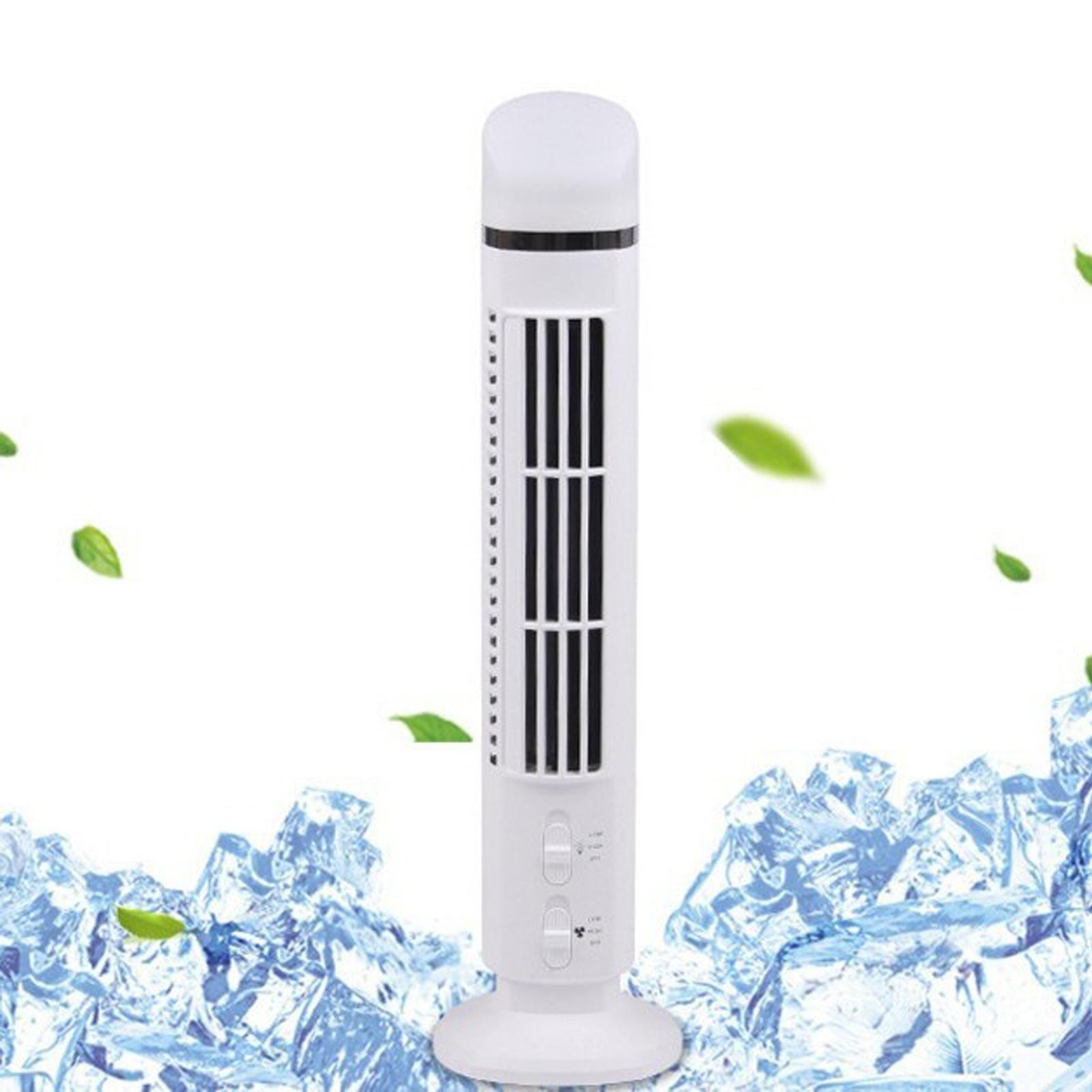 

Air Conditioner Fan, Tower Fan With 2 Level Volume Control, USB Interface, 2 Speed Settings, Streamlined Tower Fan For Apartment White#0