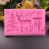 Christmas Series DIY Handmade 3D Christmas Mold Chocolate Mold Cake Decoration Decorative Mould