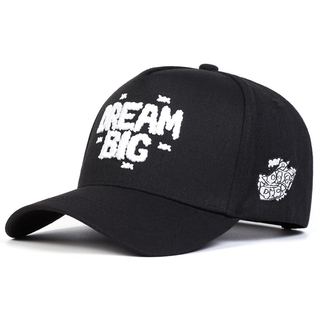 Unisex Dream Big Cloud Embroidery Adjustable Baseball Hat Trucker Cap for Outdoor Sport Travel