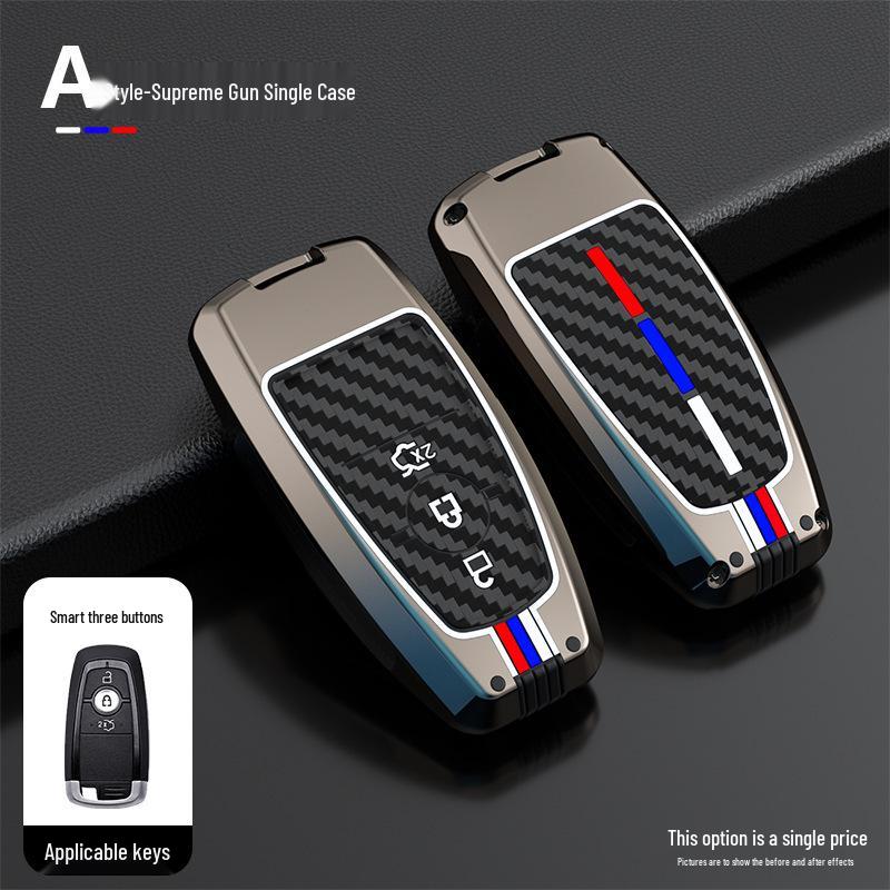 Ford Edge Mondeo Focus Explorer Key Case with Metal Buckle