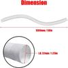 59" Length Hose 1.25" Diameter Filter Pump Hose for Above Ground Swimming Pools Filter Pump 330GPH 530GPH 1000GPH