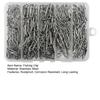 260Pcs Fishing Speed Clips Rustproof High Strength Freshwater Saltwater Stainless Steel Speed Clip Quick Snap Connector Tackle