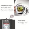 2 Piece Stainless Steel Kitchen Sink Strainer with Lid - Durable Odor Removal Drain FilterSuitable for Vegetable Washing Basin
