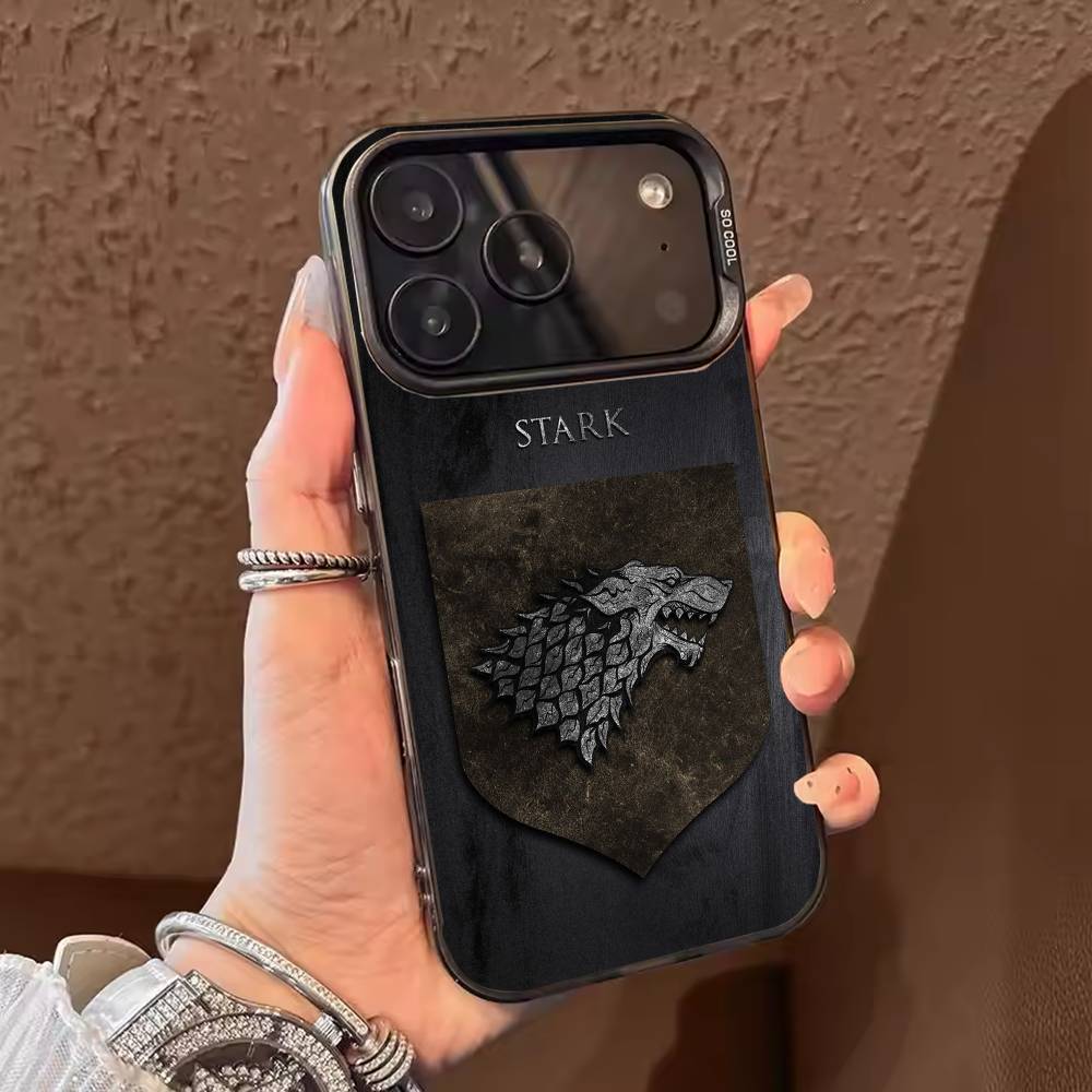 W-Winter Coming S-Stark Phone Case For iPhone 17,16,15,14,13,12,11,Pro Max,Plus Candy Silver Cover