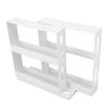 Sliding Spice Rack Slidable Design 2 Tiers Large Capacity Nonslip Bottom Widely Used Rotating Spice Rack
