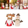 Adorable Plush Christmas Decoration Rudolf Doll With Antlers Perfect For Holiday Cheer