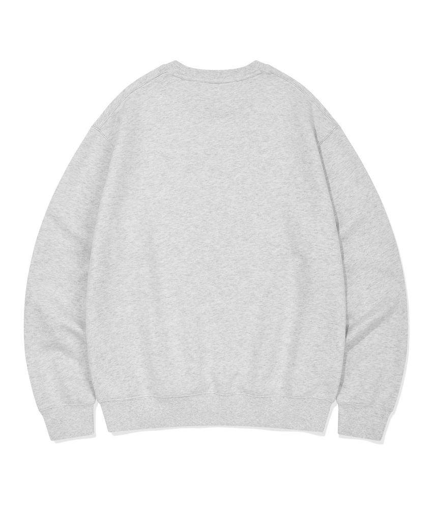 WACKY WILLY Big Lily Sweatshirt Light Gray