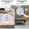 180 Rotating Handle Electric Fly Swatter Foldable Electric Mosquito Killer USB Rechargeable Fly Trap Mosquito for Outdoor