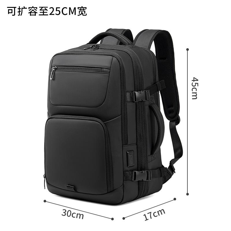Men s Backpack Waterproof Multifunctional Expandable Leisure Travel Backpack Laptop Bag