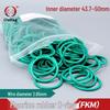 Grüner FKM O-Ring 43,7/45/46,2/47,5/48,7/50*2,65mm Ozonbeständig