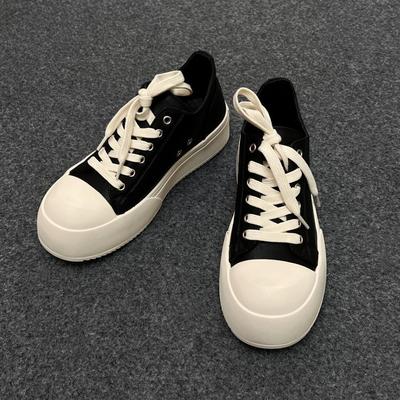 Amerikanische dicksohlige High-Top-Board-Schuhe mit großem Kopf Kind Wang Linkai Paarschuhe High-End Derby Martin Stiefel
