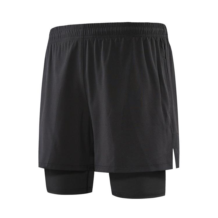 Herren Schnelltrocknende Sommer Basketball- & Laufshorts - Doppellagig, Anti-Exposition, Lässige Fitness-Trainingsbekleidung