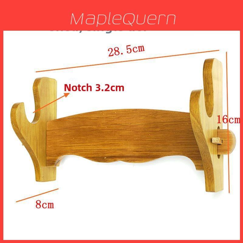 Modern Minimalist Wooden Wall Mount Sword Holder For Home Decor And Office Display