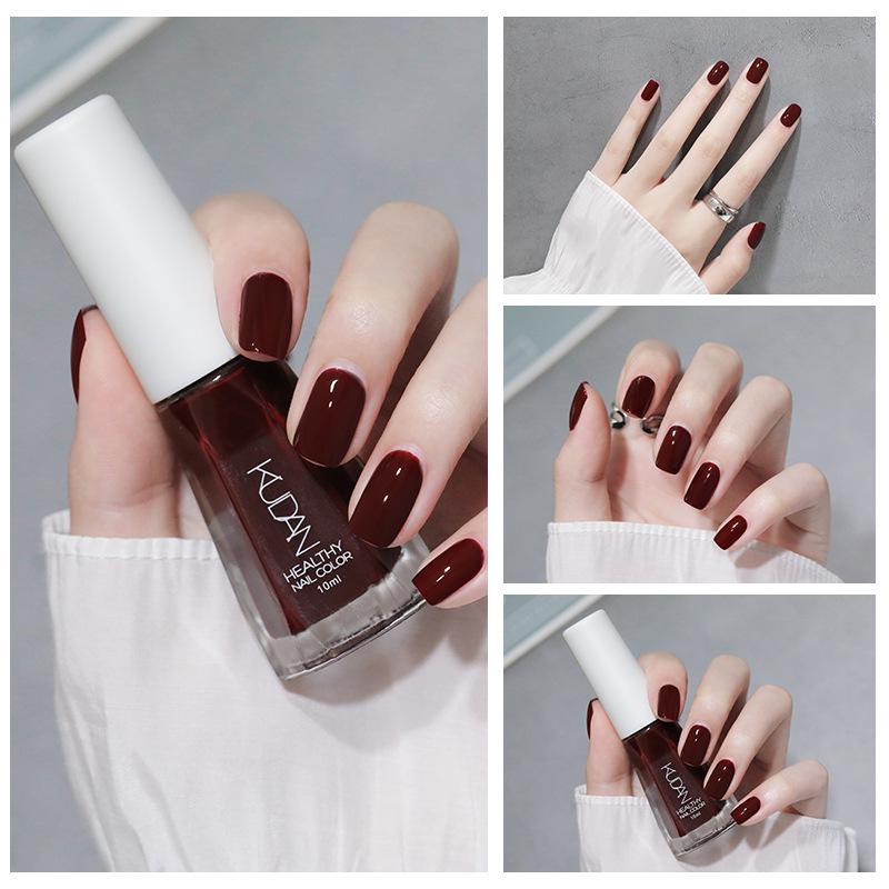 Peelable No-Bake Water-Based Nail Polish - Quick-Drying, Long-Lasting, and Whitening Nail Care