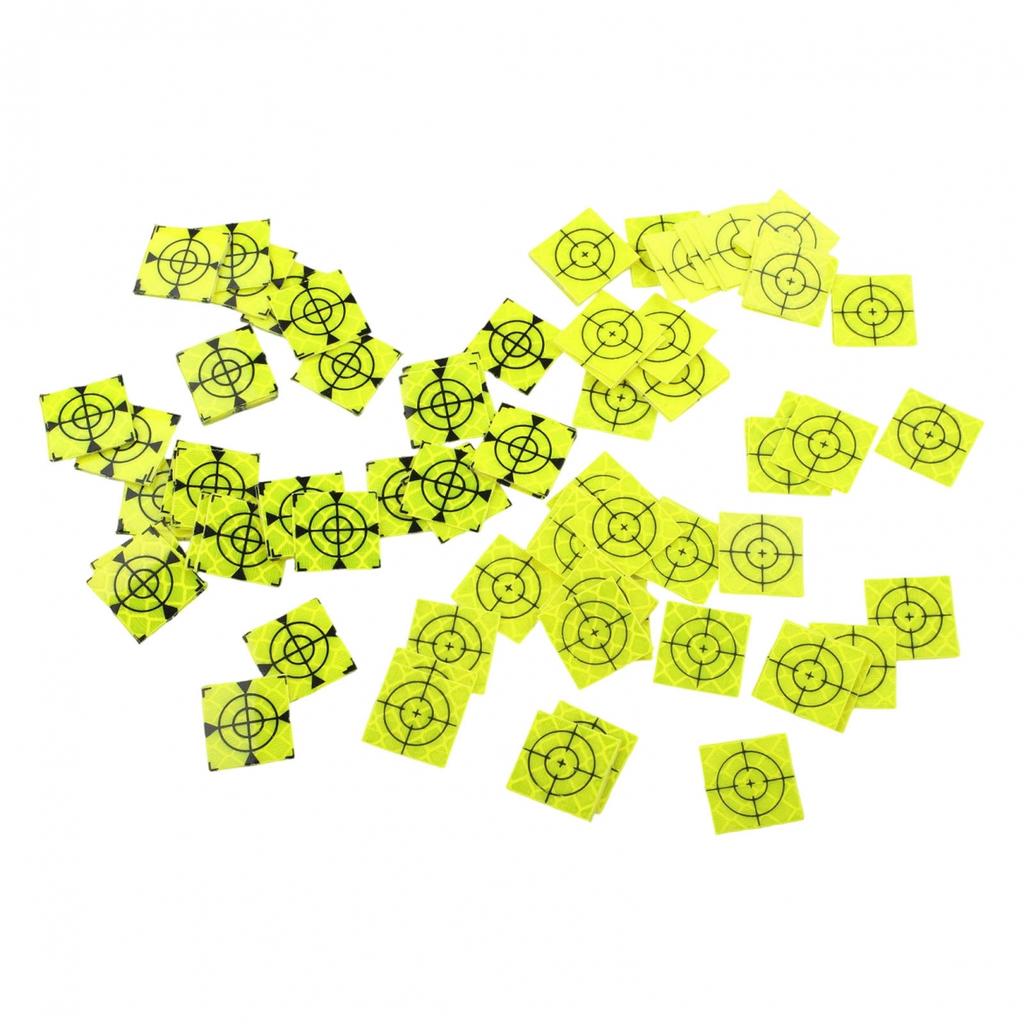 Station Reflector Total Station Reflector 100pcs/set 20-60mm Acrylic
