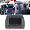 Universal 7in Auto Car Headrest Monitor MP5 Video Media Player High DefinitionBlack