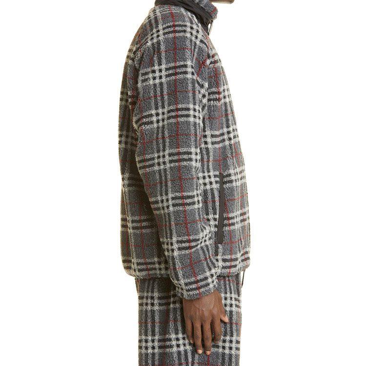 Burberry Full Zip Fleece Check Top 80455361