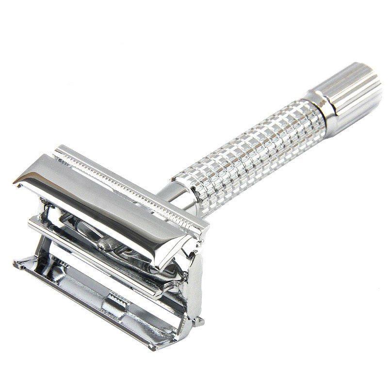 Rasoir manuel Acier inoxydable Homme Épilateur Rasoir visage corps Sourcil Pliant Couteau à raser rasoir Barbier Outil à cheveux Usage domestique