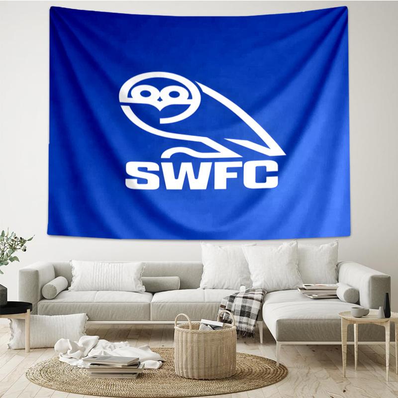 Sheffield Wednesday F.C. Tapestry, Wall Hanging Tapestry, Pattern Tapestry for Dorm Bedroom Living Room Wall Art Photography Backdrop
